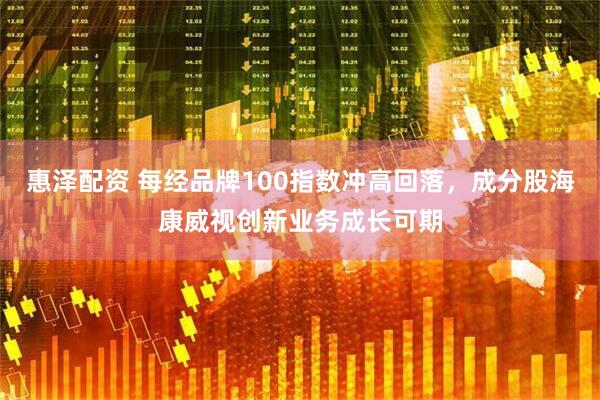 惠泽配资 每经品牌100指数冲高回落，成分股海康威视创新业务成长可期